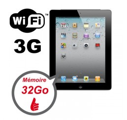Tablette APPLE iPad 2 WiFi + 3G 32Gb Noir Etat Comme Neuf