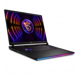 Pc Portable GAMER MSI RAIDER GE78HX Core I9-13980HX 24Coeurs 4GHz Turbo 5.6Ghz 64G DDR5 2T SSD Ecran 17.3 IPS QHD+ 240Hz NVIDIA RTX 4090 16G GDDR6 Clavier Azerty Licence Windows 11 Pro Neuf avec emballage