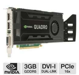 Carte graphique professionnelle Nvidia Quadro K4000 3G G-DDR5 Neuf sans emballage